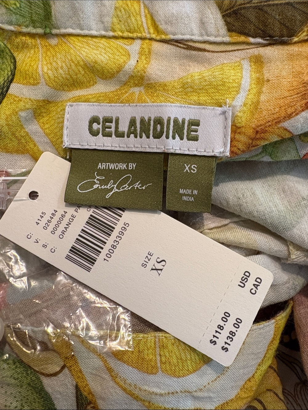 New With Tags Anthropologie Celandine Botanical Tiered Carolita Maxi Dress XS - Picture 2 of 12
